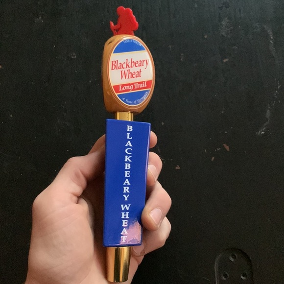 Long Trail Ale Blackberry Wheat beer tap handle - Picture 3 of 4